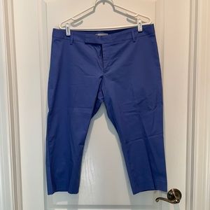 Gap Slim Cropped blue work pants - 3/4 length
